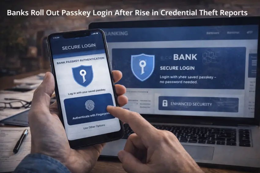 Banks Roll Out Passkey Login After Rise in Credential Theft Reports